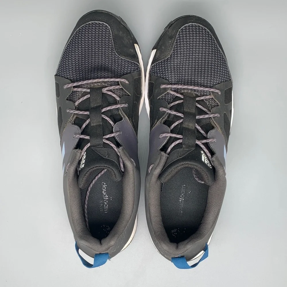Adidas Kanadia TR8 Cloudfoam Black Blue Trail Running‎ Shoes BB4416 Men’s Sz 11
